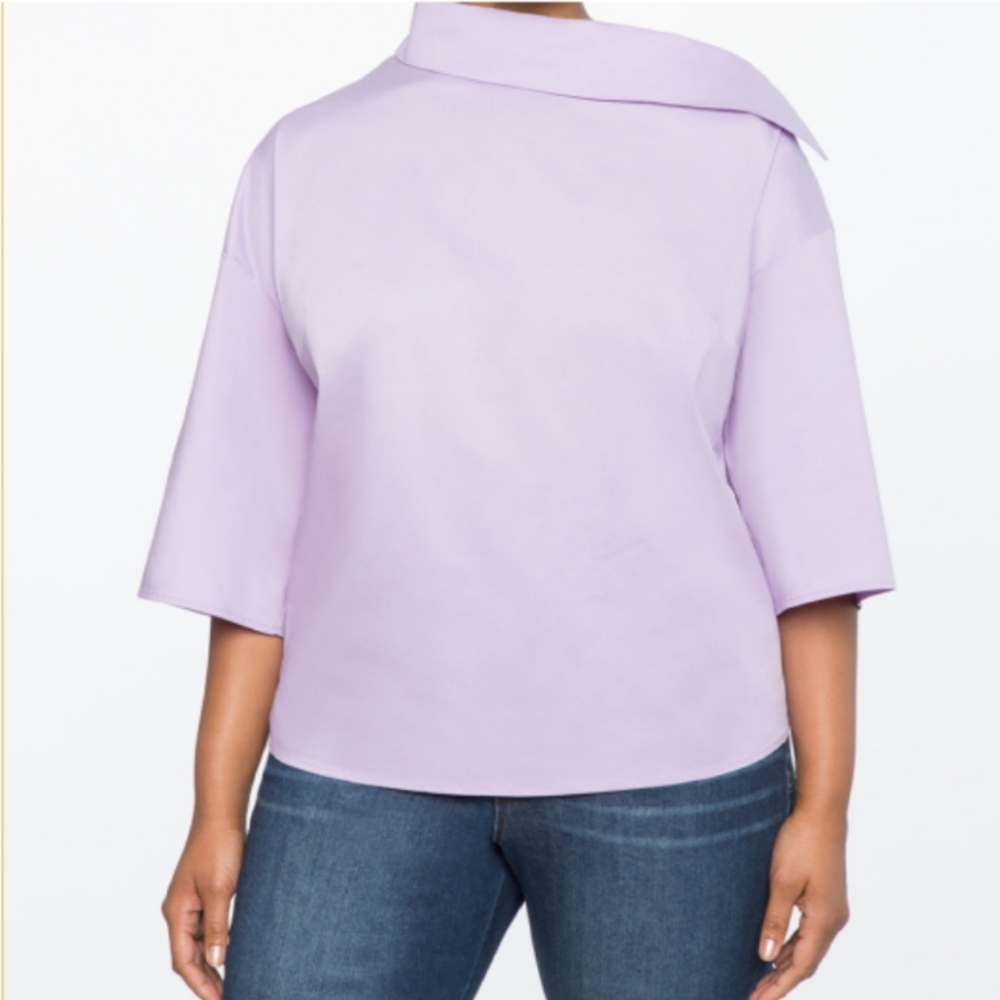 NWT Eloquii Boatneck Blouse 16W